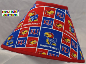 NCAA University of Kansas Jayhawks Fabric Lamp Shade