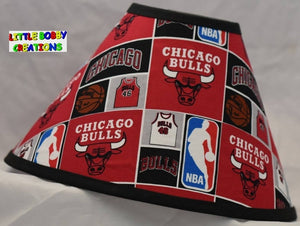 NBA Chicago Bulls Fabric Lamp Shade (10 Sizes to Choose From)