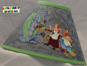 Wizards Magic Dragon Fabric Lamp Shade (10 Sizes to Choose From)