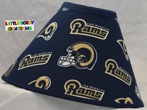 NFL Football Los Angeles Rams LA Rams Fabric Lamp Shade (10 Sizes to Choose From)