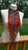 Vintage Kofi/vinyl beads Mixed with Glass Beads Statement NecklaceRed and black
