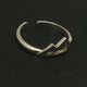 Silver Mountain Range Toe Ring