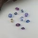 Blue Montana Sapphire Twig Bridal Set, Sterling Silver with Colorful Sapphires by Dawn Vertrees