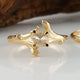 Raw Diamond Twig Engagement Ring, Wedding Set, 14k Gold  by Dawn Vertrees