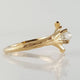 Raw Diamond Twig Engagement Ring, Solitaire Only by Dawn Vertrees