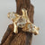Raw Diamond Twig Engagement Ring, Premium Three Stone Wedding Set, 14k or 18k Gold, Hand Sculpted by Dawn Vertrees