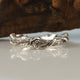 Hand Sculpted Leaf Twig and Vine Eternity Ring, Branch promise Ring with Leaves and Vines by Dawn Vertrees