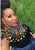 Ankara Button bib