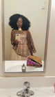 Handmade African Wax Print /Ankara Laced Cape Necklace - convertible, bathing suit cover up, skirt, poncho. CAPE ONLY