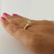 Raw Diamond Twig Engagement Ring, Solitaire Only by Dawn Vertrees