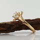 Raw Diamond Twig Engagement Ring, Solitaire Only by Dawn Vertrees