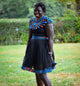 Ankara Button bib