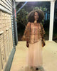 Handmade African Wax Print /Ankara Laced Cape Necklace - convertible, bathing suit cover up, skirt, poncho. CAPE ONLY