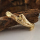 Twig Branch Wedding Ring, in 14k or 18k, Yellow, White, Rose Gold Hand sculpted by Dawn Vertrees