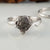 Raw Uncut Rough Twig Diamond Solitaire Engagement Ring in Gold, Wedding Ring, Bridal Set Hand Sculpted by Dawn Vertrees