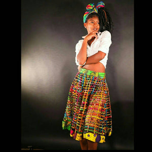 Ankara laced one lenght Skirt