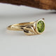 1ct Leaf and Twig Gemstone Engagement Ring, Anniversary Band, Promise Ring in 14k or 18K Gold by Dawn Vertrees Jewelry