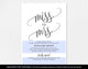 Bridal Shower Invitation, Bridal Shower Invites, Wedding Shower Invitation, Miss to Mrs, Rustic Wedding, Bliss Paper Boutique #BPB203_12