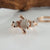 Raw Three Diamond Twig Engagement Ring, Raw Uncut White Diamond Branch Bridal Set, Custom Made-to-Order, Hand Sculpted Gold Wedding ring