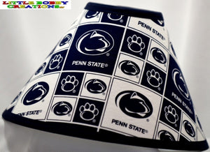 NCAA Penn State University Fabric Lamp Shade  (10 Sizes to Choose From!)