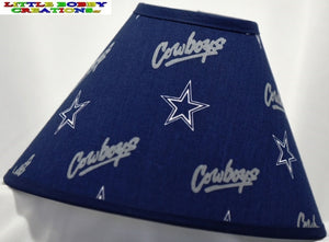 NFL Dallas Cowboys Fabric Lamp Shade (10 Sizes to Choose From)