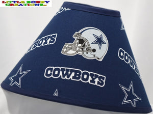 NFL Dallas Cowboys Fabric Lamp Shade (10 Sizes to Choose From)