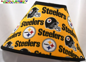 NFL Football Pittsburgh Steelers Fabric Lamp Shade (10 Sizes to Choose From)