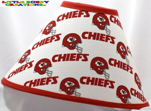 NFL Football Kansas City Chiefs Fabric Lamp Shade (10 Sizes to Choose From)