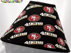 NFL Football San Francisco 49ers Fabric Lamp Shade (10 Sizes to Choose From)