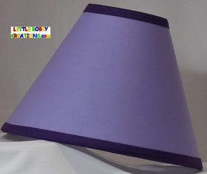 LBC's Solid LIGHT PURPLE Fabric Lamp Shade (10 Sizes to Choose From!!!)