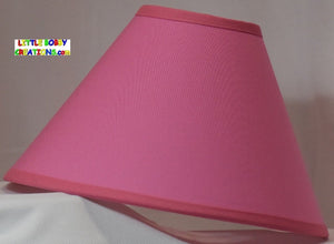 LBC's Solid PINK Fabric Lamp Shade (10 Sizes to Choose From!!!)