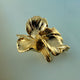 Cattleya Orchid Pendant in 14k Yellow/White or Rose Gold by Dawn Vertrees (Pendant Only)