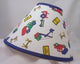 Construction Crane Dump Truck Sign White Lamp Shade (10 Sizes to Choose From)