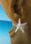 Starfish Post Earrings in Sterling Silver or Sea Star Earrings - Very Elegant