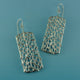 Sea Fan Coral Dangling Earrings, Great Silver Dangling Earrings, Beach Jewelry, Ocean Jewelry, Beach Wedding Jewelry