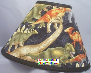 Dinosaur Fabric Lamp Shade (10 Sizes to Choose From)