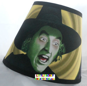 Wizard of Oz Wicked Witch Fabric Lamp Shade (10 Sizes to Choose From)