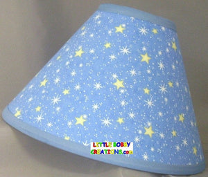 Space Moon Stars Fabric Lamp Shade (10 Shades to Choose From!)