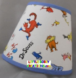 Dr Seuss Cat in the Hat Fabric Lamp Shade (10 Sizes to Choose From)