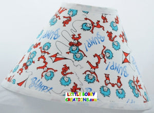 Dr Seuss Cat in the Hat Fabric Lamp Shade (10 Sizes to Choose From)