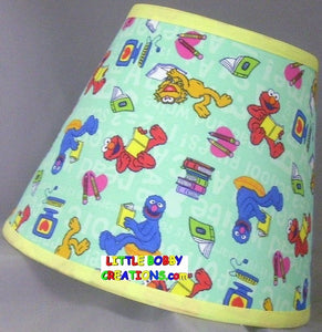 Sesame Street Fabric Lamp Shade (10 Sizes to Choose From!)