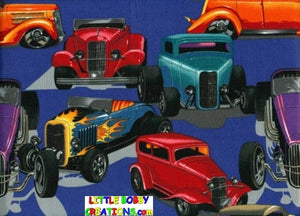 Muscle Cars & Hot Rod Fabric Lamp Shade (10 Sizes to Choose From!!!)