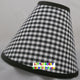 Gingham Black and White Checks Fabric Lamp Shade (10 Sizes to Choose From!!!)