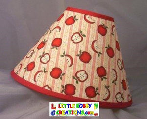Country Apples Fabric Lamp Shade (10 Sizes to Choose From!)