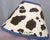 Cow Pattern Fabric Lamp Shade. You Choose the TRIM COLOR! (10 Sizes to Choose From!)