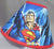 Super Heros DC Comics Superman Fabric Lamp Shade. You Choose the TRIM COLOR! (10 Sizes to Choose From!)