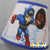 Captain America Fabric Lamp Shade - You Choose the TRIM COLOR! (10 Sizes to Choose From!)