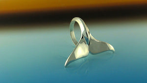 Whale Tail Ring, Sea Life Jewelry, Whale Ring Nautical Jewelry, Whale Jewelry, Whale Tail Ring, Beach Jewelry Silver Ring