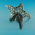 Starfish Cuff with Sea Fan Coral, Handmade in Sterling Silver, Sea Life Jewelry, Statement Cuff, Starfish Jewelry