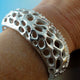 Fusion Sea Fan Coral and Starfish Curved Cuff, Sea Life Jewelry, Ocean Inspired Jewelry